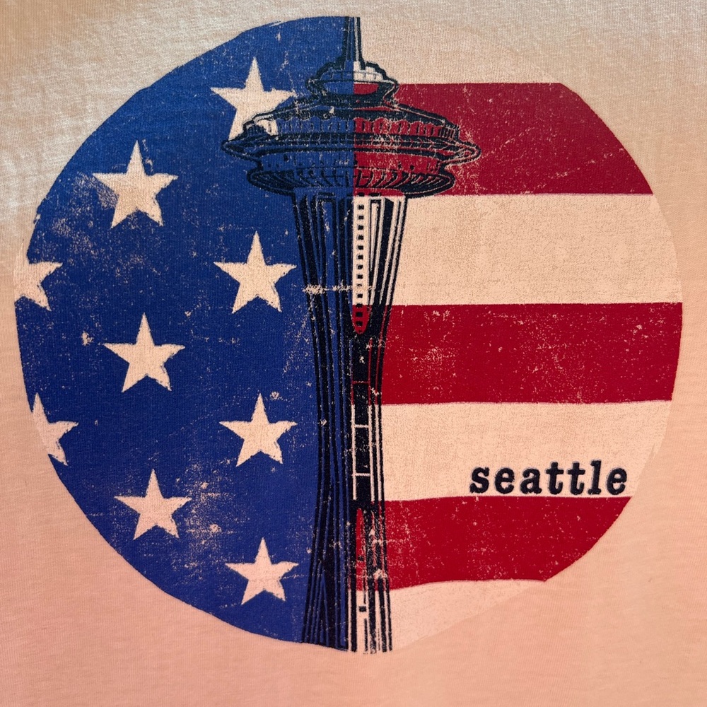 Seattle, WA Patriotic T-Shirt - men’s 2X